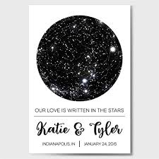 amazon com custom personalized star constellation map with