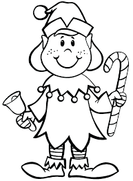 Insist on using crayons over watercolor, as the latter may be difficult to handle. Coloring Pages For Kids Elf Drawing With Crayons