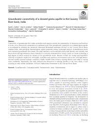 Bangalore, also called bengaluru, is the capital of karnataka. Pdf Groundwater Connectivity Of A Sheared Gneiss Aquifer In The Cauvery River Basin Indiaconnectivite Des Eaux Souterraines D Un Aquifere De Gneiss Cisaille Dans Le Bassin Versant De La Riviere Cauvery Indeconectividad De
