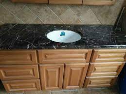 Double burnished mahogany marble top intended for beautiful marble top bathroom vanity 2807 x 1947. China Nero Marquina Marble Black Marble Vanity Tops Bathroom Vanity Tops