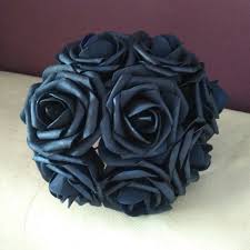 Whole blossoms has over 3,000 varieties of wholesale flowers for diy weddings, wedding bouquets, and bulk flowers for any occasion. 100 Pcs Navy Blue Wedding Flowers Foam Artificial Rose 3 For Table Centerpiece Bridal Bouquets Navy Blue Fake Flowers Wish
