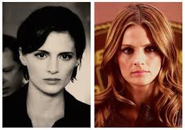 Kate beckett has been a beloved character on our hit series castle for the past 8 years. Kate Beckett Then 1x01 Now 5x24 Kate Beckett Castle Tv Shows Celebrities Then And Now