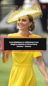 Kate Middleton to Withdraw From Meghan Markle & Prince Harry Drama — Source