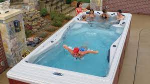 A hot tub is a form of hydrotherapy used for recreational or physical therapy. Hot Tub And Swim Spa Blowout Expo