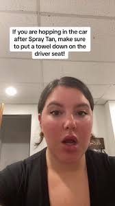 How to Sit in A Car After Spray Tan