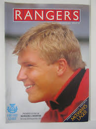 Rangers v Morton 28/09/1987 Match Programme and Teamsheet