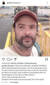 Piloto de SP está desaparecido em MT e família faz apelo