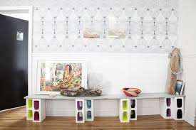 Masking, priming and painting.our website. Interesting Diy Cinder Blocks Projects To Decorate Your Interior And Exterior World Inside Pictures