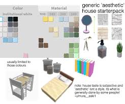 The home features 4 bedrooms 3 bathrooms 1 laundry room 1 dining room 1 garage 1 living room and 1 kitchen. Generic Aesthetic Bloxburg House Starterpack Bloxburg