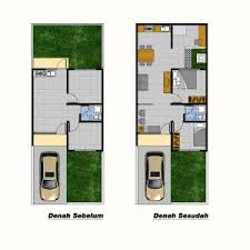 Denah rumah minimalis 1 lantai ukuran 9x12 desain rumah. 8 Denah Rumah 3 Kamar Ukuran 7x9 Paling Dicari Denah Rumah Rumah Desain Rumah Modern