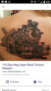 Black And White Rail Road Sign Love The Railroad Crossing Sign Train Tattoo Tattoos Upper Back Tattoos