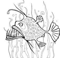 Discover more about these strange creatures and we have only explored 5% of the deep ocean and have already discovered the different life forms that you will see on the following pages. Angler Fish Between Seaweed Coloring Pages Best Place To Color Deep Sea Creatures Art Deep Sea Creatures Sea Creatures Art