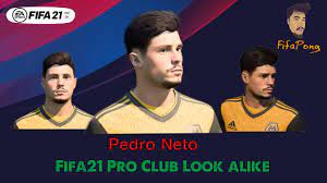Pedro neto fm 2021 profile, reviews, pedro neto in football manager 2021, wolves, portugal, portuguese, premier league, pedro neto fm21 attributes, current ability (ca), potential ability (pa), stats, ratings, salary, traits. Fifa 21 Faces Virtual Pro Club Look Alike Pedro Neto Wolverhampton Portugal Youtube