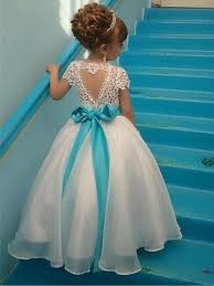 Short Sleeves Lace Cute Flower Girl Dresses Gte2113 Organza Flower Girl Dress Princess Flower Girl Dresses Flower Girl Dresses Tulle