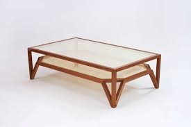 Freijo Wood Cane And Glass Coffee Table Different Types Of Wood And Measurements Are Available Upon Request Center Table Furniture Contemporary Coffee Table