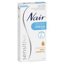 Nair is a brand of depilatory cream used at home to remove unwanted hair from the face, legs, or bikini line. Buy Nair Precision Facial Hair Remover Cream Sensitive 20g Online At Chemist Warehouse