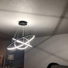 Derrow 3 Light Unique Geometric Led Chandelier Led Chandelier Chandelier Geometric Chandelier