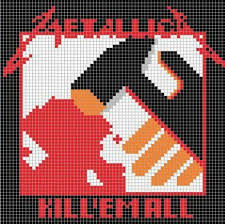 Metallica Pixel Art Pattern Pixel Art Pattern Pixel Art Pattern Art