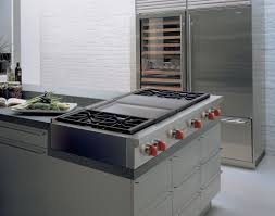 Two different people who worked there came up and asked us what we were going to put on the wall. Wolf Srt484cg Lp 48 Sealed Burner Rangetop 4 Burners Infrared Charbroiler And Infrared Griddle Srt484cg Lp Art Handler S Appliance Center