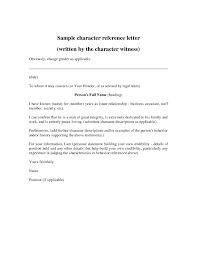 Another example of good character may reveal how the defendant volunteered with. Letter To Judge Character Reference Free Resume Templates