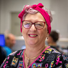 Sunshine Coast Hospital and Health Service administration officer, Kerry,  first discovered she had breast cancer while