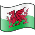 Прапор уельсу являє собою зображення червоного дракона (y ddraig goch) на білому і зеленому фоні. Category National Flag Of Wales Wikimedia Commons