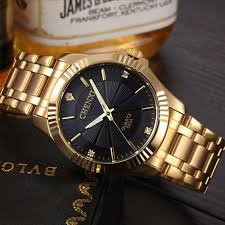 The best gold watches you can buy in 2021 forget the wall st connotations, gold is. Fashion Men Watch Gold Watch Quartz Watch Luxury Watch Pure 18k Gold Plated Steel Strap Business Watch For 050 From Jasonli168 24 19 Dhgate Com