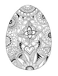 Easter Egg Coloring Pages For Kids In 2020 Easter Egg Coloring Pages Egg Coloring Page Coloring Easter Eggs