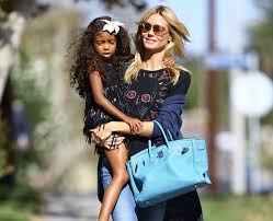 But it clearly wasn't as picture perfect as it seemed. Heidi Klum Takes Her Kids To Pinkberry With A Birkin On Her Arm Purseblog