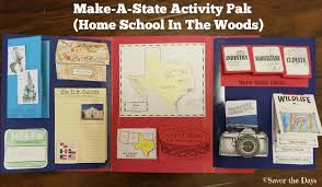 Homeschool In The Woods Make A State Activity Pak Review Homeschool Learn History Homeschool History