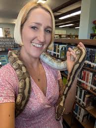 Lost pet snake returned to library