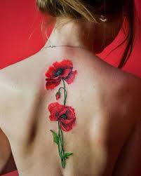 Poppy Tattoo On Back Poppy Flower Tattoo Poppies Tattoo Tattoos