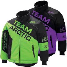 Find an arctic cat dealer. Arctic Cat Youth Team Arctic Insulated Snowmobile Jacket Green Or Purple