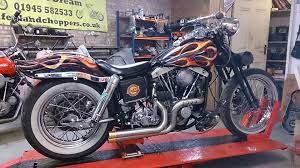 Joes 67 Shovel With 75 S S Sidewinder Equipped Cone Shovel Motor 5 Into 4 Rev Tech Kicker Box Tech Cycle Starter Bdl Belt Drive A Belt Drive Harley Kicker