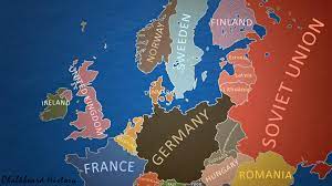 While the allies were still dealing with the fall of denmark and norway, germany struck west. Europe January 1940 With High Quality Textures Mapporn