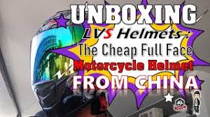 Ll full range of full face mtb helmets at alltricks, the online running and cycling shop low prices, secure shopping & fast delivery. Unboxing Lvs Helmets The Cheap Full Face Motorcycle Helmet From China Youtube