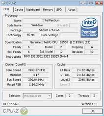 Stock speed is 3.2ghz but you can easily . Intel Pentium E6500k Heeft Unlocked Multiplier Hardware Info