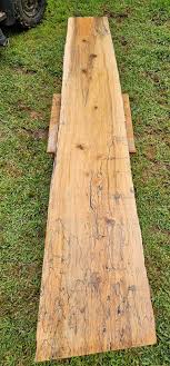 4 Beautiful rough cut spalted persimmon slabs. Measurements in  pictures.$175 each