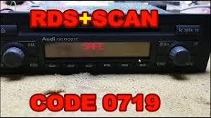 The radio must be switched on for 2 hours before it will allow another entry of code. How To Unlock Audi Concert Radio Code Read Safe Mode Youtube