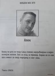 Citulja za eskobara ceo film online. 6 Potresnih Citulja Ubijenom Sarcu Nasa Ljubav Je Jaca I Od Smrti Znamo Da Si I Sad Sa Nama Telegraf Rs