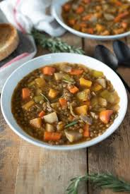 Lentil Soup With Winter Vegetables Recipe Green Lentil Recipes Lentil Soup Healthy Winter Vegetables