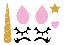 Print out the unicorn horn and ears template. Simply Remove From The Backing Sheets And Apply To The Cake Includes Horn Ears Eyes And S Unicorn Birthday Cards Unicorn Birthday Diy Unicorn Birthday Party