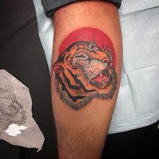 75 Traditional Tiger Tattoo Designs For Men Striped Ink Ideas