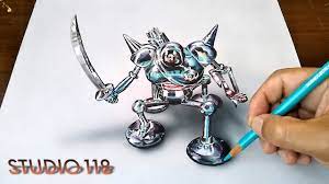Dragon Quest killer machine has appeared! Illustration making drawing  studio 118 - YouTube
