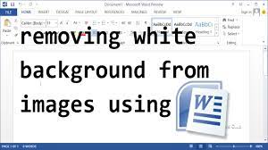 Users might want to remove the background from an image for different reasons. How To Remove White Background From Images Microsoft Word Youtube