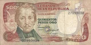 Colombia 500 Pesos Oro 20 De Julio 1986 Imprenta Thomas Rue