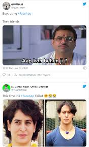 Netizens Go Nuts As Viral Faceapp Makes Comeback With Gender Swap In 2020 Fun Quotes Funny Crazy Funny Memes Gender Swap
