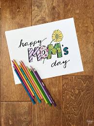 While some countries, such as the united kingdom, india and canada, also celebrate their versions of the holiday on then, others do not. Happy Mom S Day Coloring Page Free Printable Finding Zest