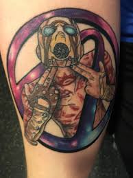 High quality borderlands psycho gifts and merchandise. Borderlands Tattoo I Got For My Cousin That Passed Away By David Presley Wasted Youth Tattoos Romeoville Il Borderlands Tattoo Gaming Tattoo Game Tattoo