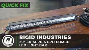 Rigid Industries 20 Inch Sr Series Pro Combo Led Light Bar Youtube